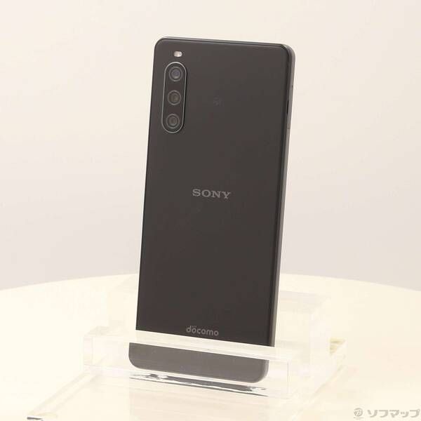 中古品〕 Xperia 10 IV 128GB ブラック SO-52C docomo SIMフリー【258