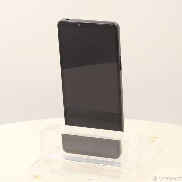 中古品〕 Xperia 10 IV 128GB ブラック SO-52C docomo SIMフリー【258