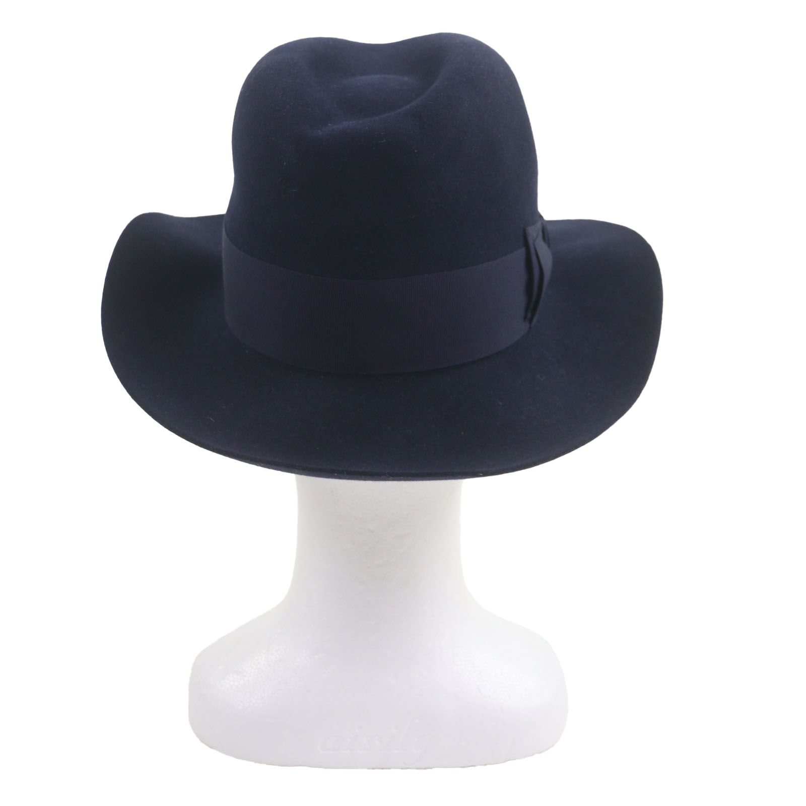 極美品▽HERMES エルメス ウール100% 裏地シルク100% リボン付き