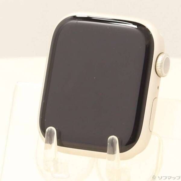 〔 品〕 Apple Watch Series 7 GPS 45 mm スターライトアルミニウムケース バンド無し 349