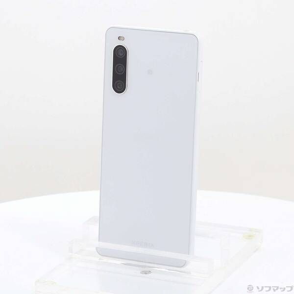 中古品〕 Xperia 10 IV 128GB ホワイト XQ-CC44-W1JPCX0 SIMフリー
