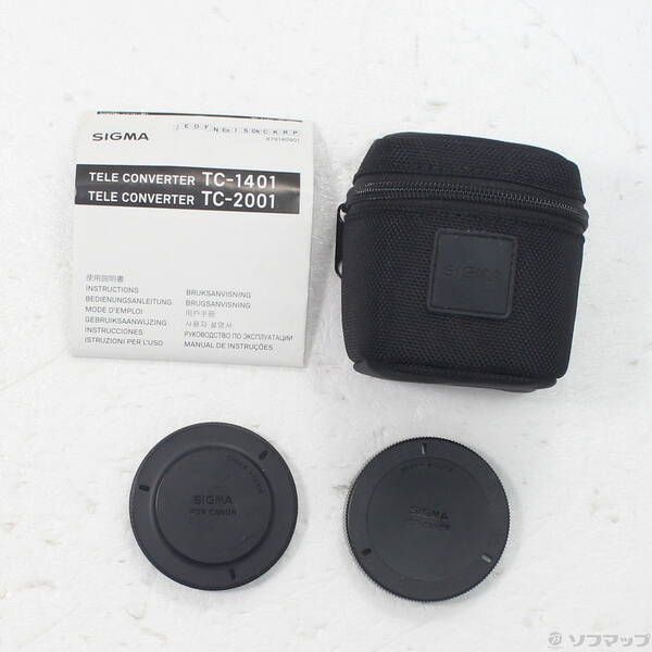  〔 品〕 SIGMA テレコンバーター TC 1401 キヤノン用 276 コンバージョンレンズ カメラ