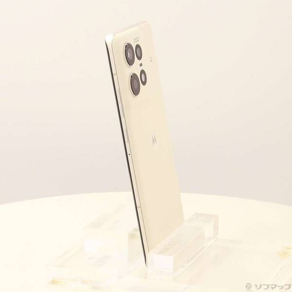 中古品〕 motorola edge 50s pro 256GB バニラクリーム MOSAH3