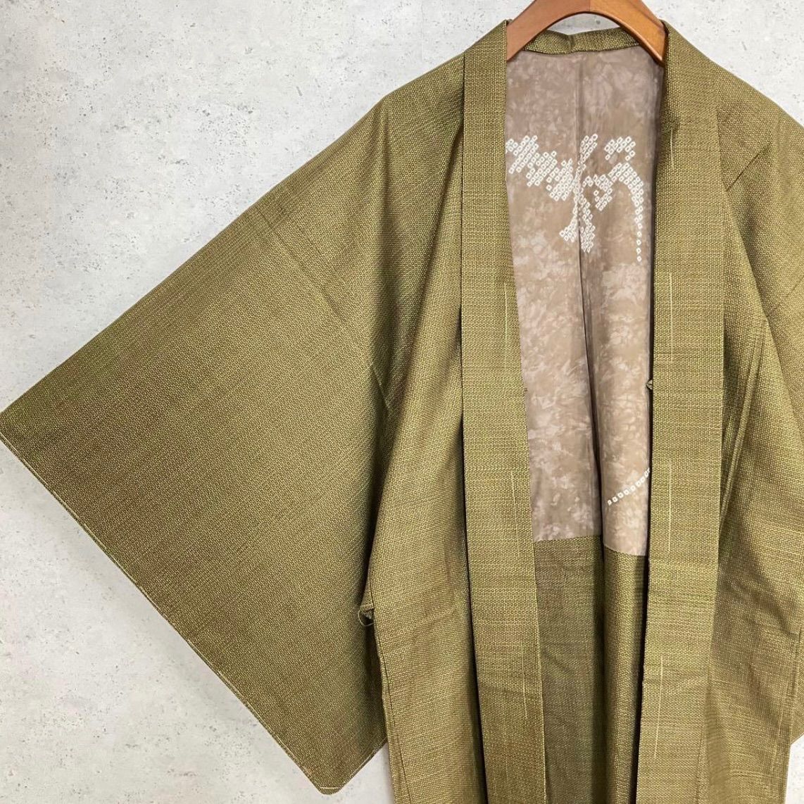 5丈95⬛️男着物男長羽織男襦袢男袴角帯男帯