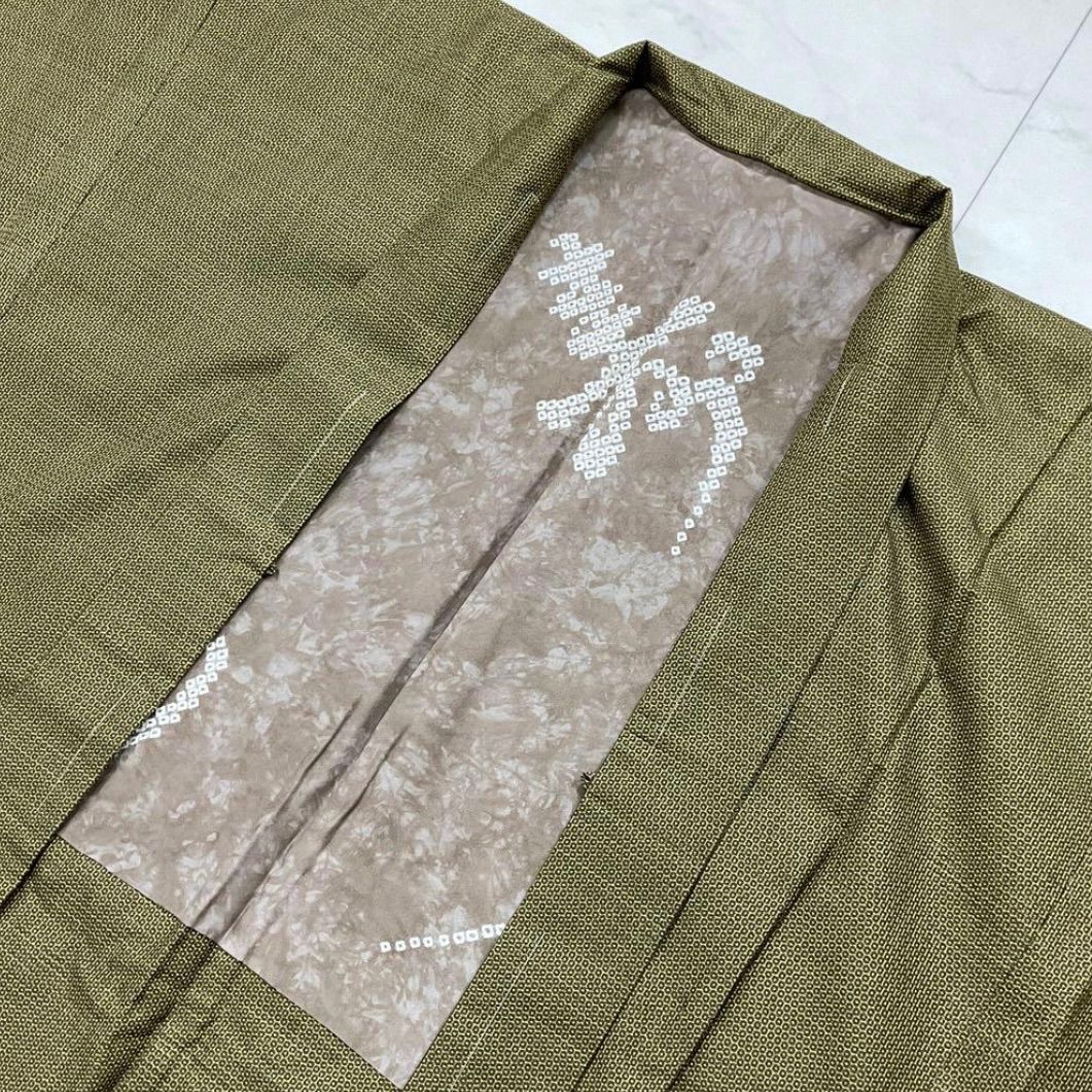  ⬛️ kimono one⬛️男前屋⬛️厳選⬛️珍色⬛️ 同然⬛️男長羽織⬛️本場奄美大島紬⬛️亀甲⬛️仕付け糸付⬛️裄70 5丈95⬛️男着物男長羽織男襦袢男袴角帯男帯 羽織 着物 浴衣