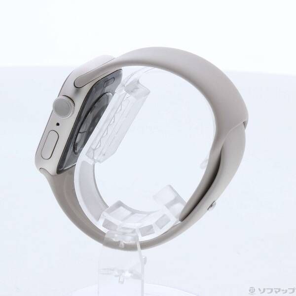 〔 品〕 Apple Watch Series 8 GPS 41 mm スターライトアルミニウムケース スターライトスポーツバンド 262
