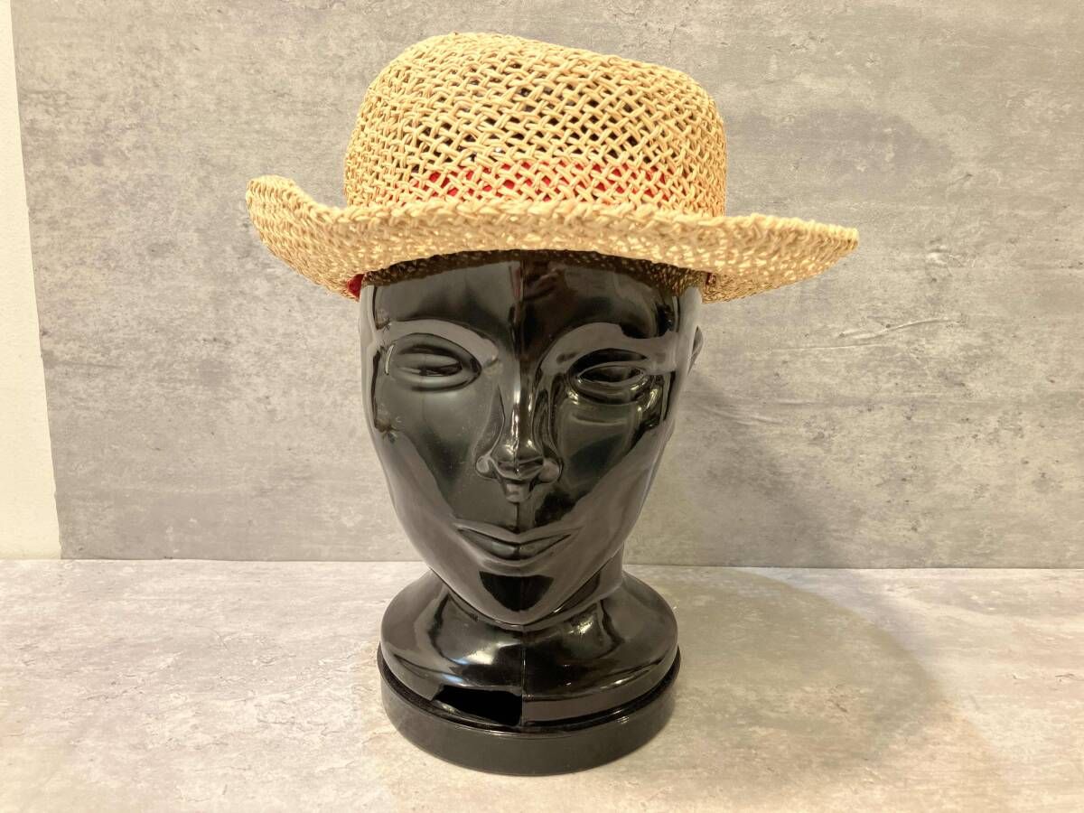 SCHA Bibi Small ストローハット 麦わら帽子 M ベージュ系 シャ シャー