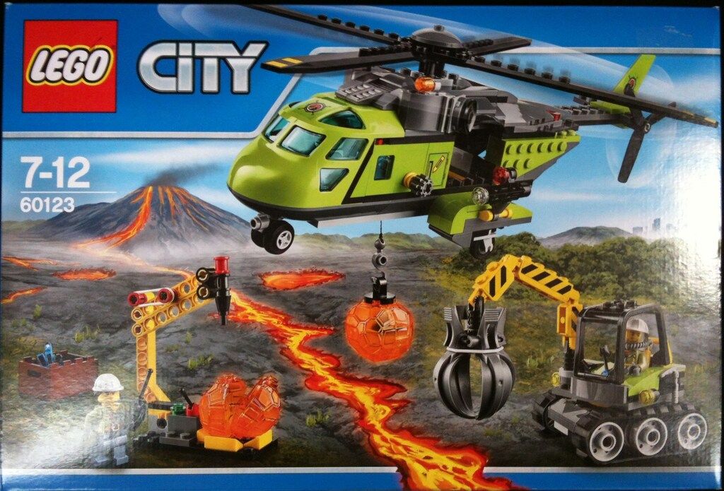 LEGO CITY 火山調査隊のヘリコプター 60123
