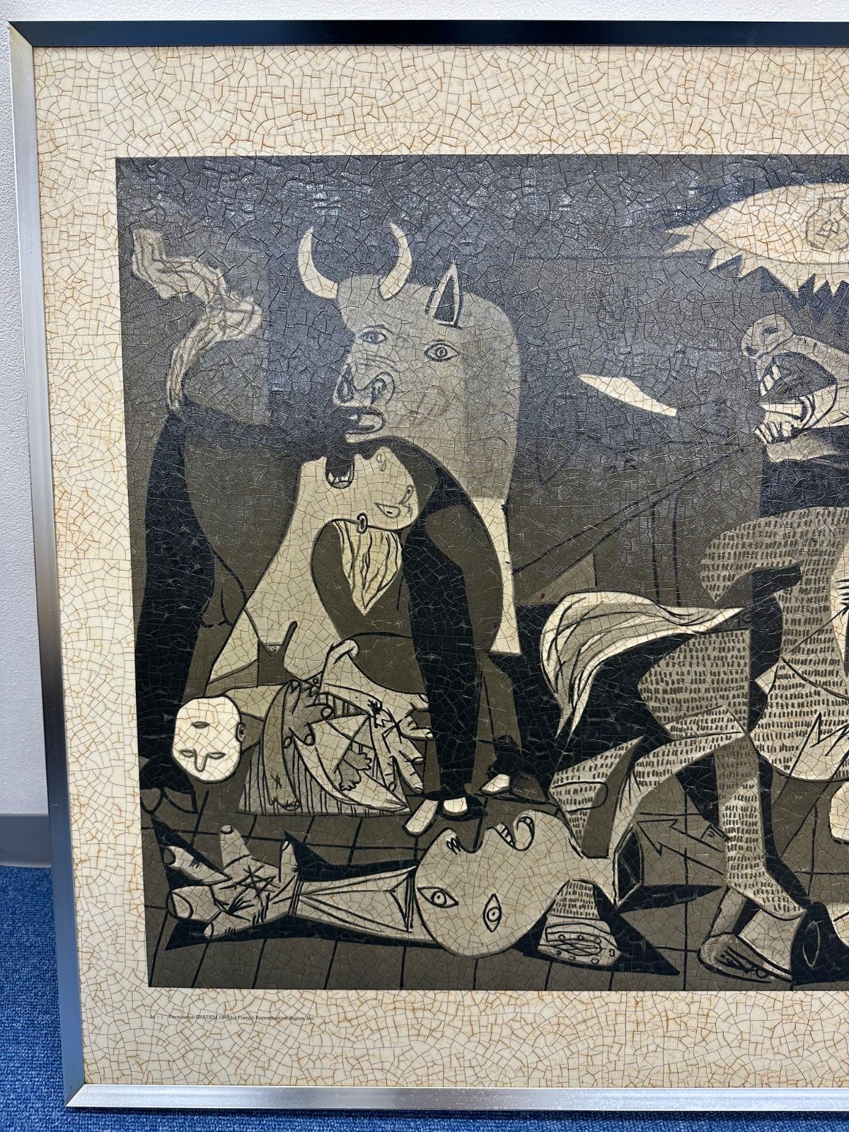 C48-z】ピカソ ゲルニカ 工芸画 - メルカリ