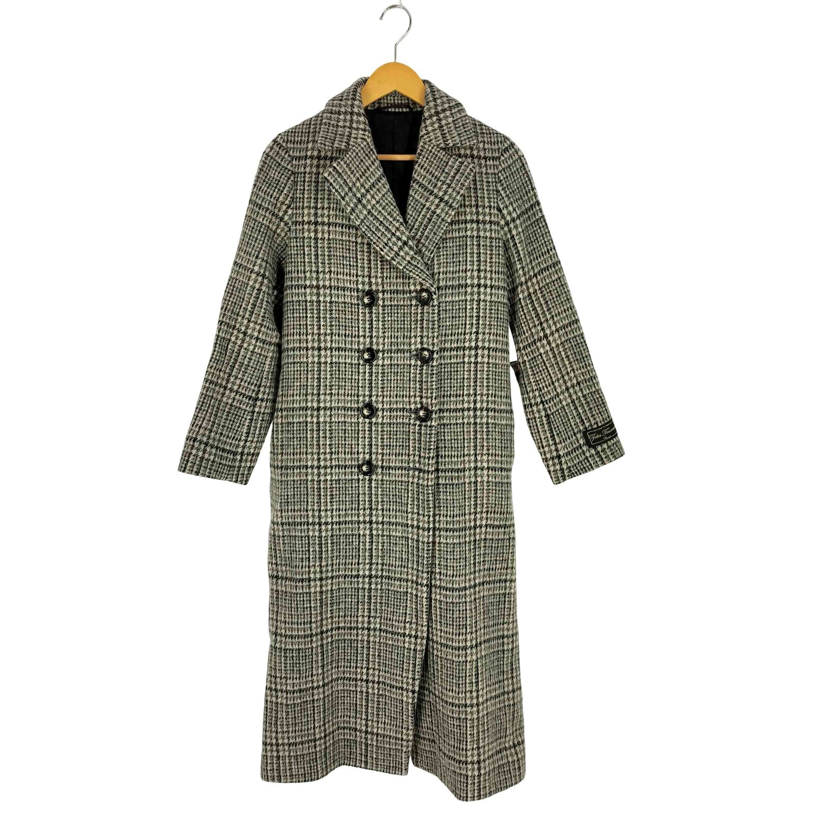ユーズドフルギ USED古着 Jules Tournier ウール 千鳥格子 ダブル