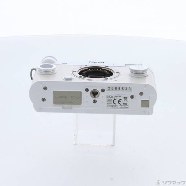 中古品〕 PENTAX Q-S1 ボディ ピュアホワイト×クリーム【247】 - メルカリ