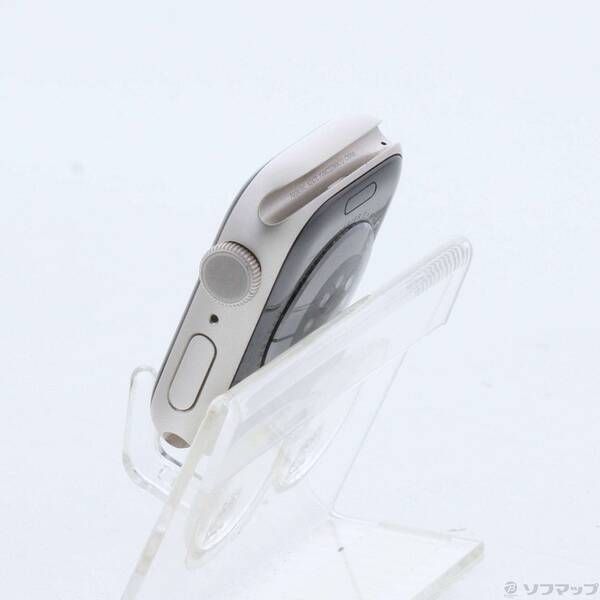〔 品〕 Apple Watch Series 7 GPS 41 mm スターライトアルミニウムケース バンド無し 371