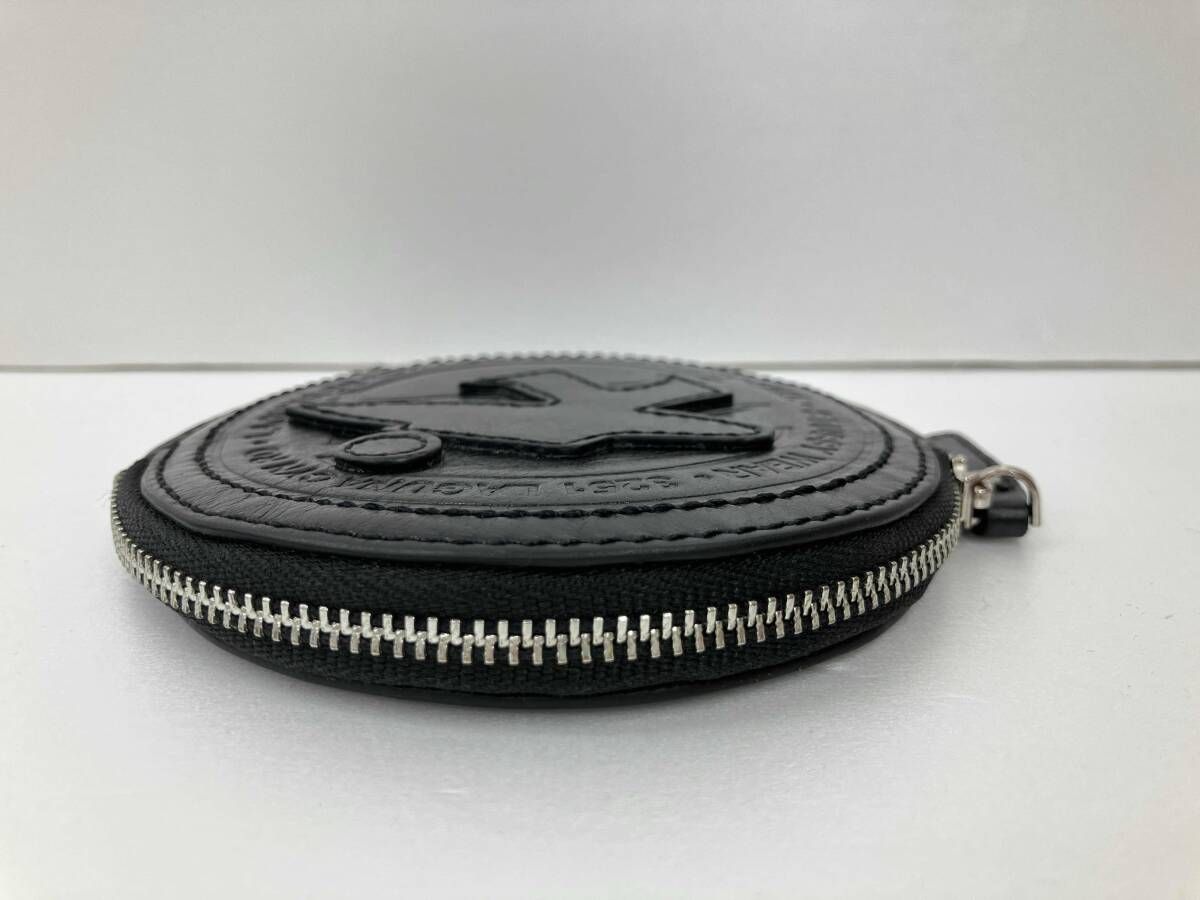 STUSSY ステューシー コインケース SURF DOT LEATHER POUCH レザー