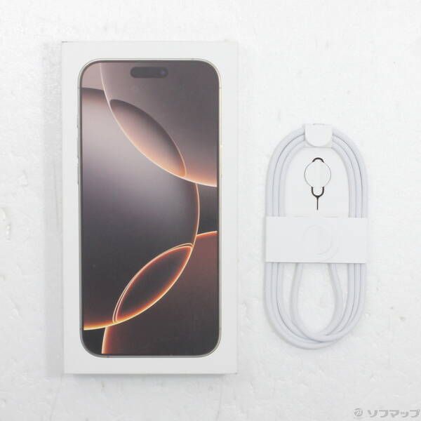 中古品〕 iPhone16 Pro Max 512GB デザートチタニウム MYWN3J／A SIM