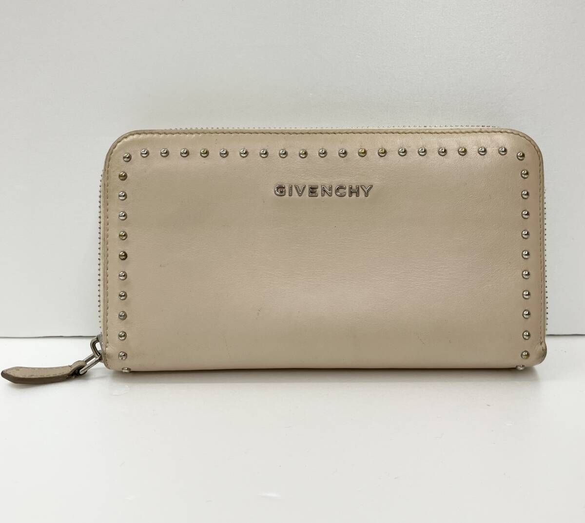 GIVENCHY 最高 ジバンシィ 長財布 PANDRA スタッズ ピンク 通年
