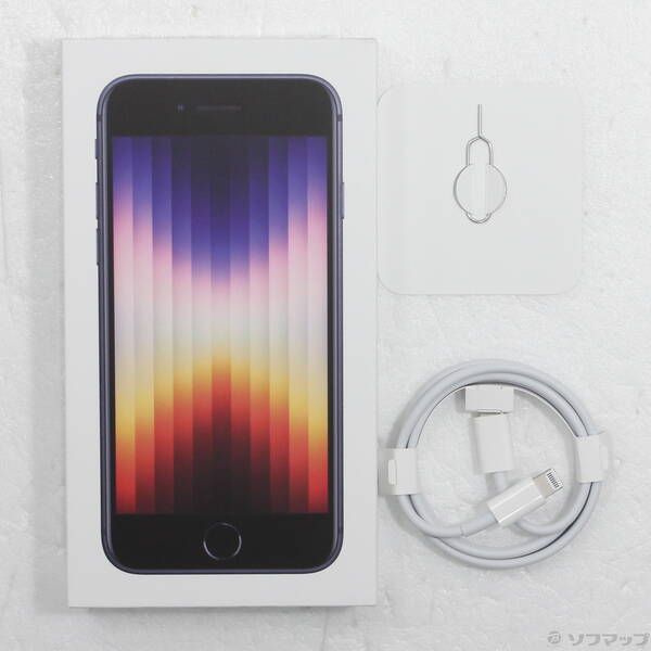 〔中古品〕 iPhone SE 第3世代 64GB ミッドナイト MMYC3J/A SIMフリー【269】 iPhone SE 第3世代 ジャンク SE(第3世代)64GB SoftBank