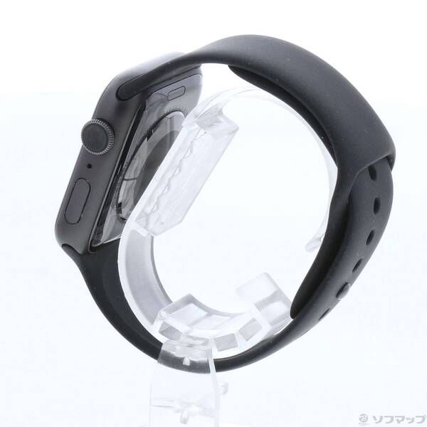 〔 品〕 Apple Watch Series 5 GPS 44 mm スペースグレイアルミニウムケース ブラックスポーツバンド 377