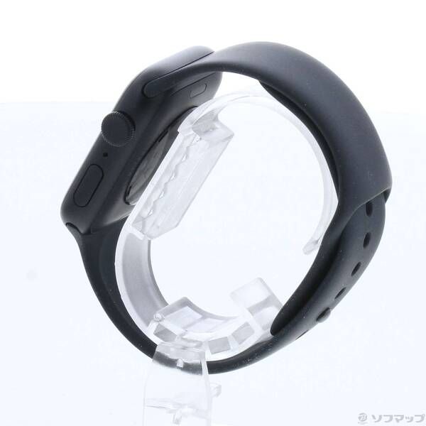 〔 品〕 Apple Watch SE 第3世代 GPS 44 mm ミッドナイトアルミニウムケース ミッドナイトスポーツバンド 377