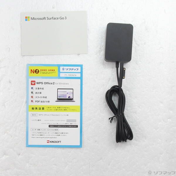 中古品〕 Surface Go3 〔Pentium Gold／4GB／eMMC64GB〕 8V6-00015