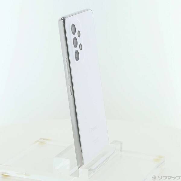 中古品〕 Galaxy A53 5G 128GB オーサムホワイト SCG15 au SIMフリー