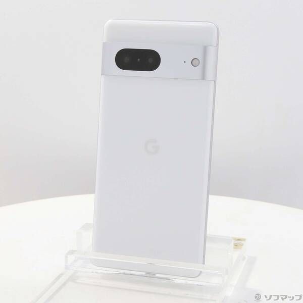 中古品〕 Google Pixel 7 128GB スノー GA03933 au SIMフリー【297