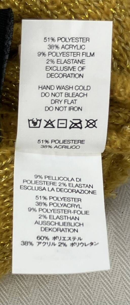 タグ付き Supreme NewEra Metallic Arc Beanie GOLD