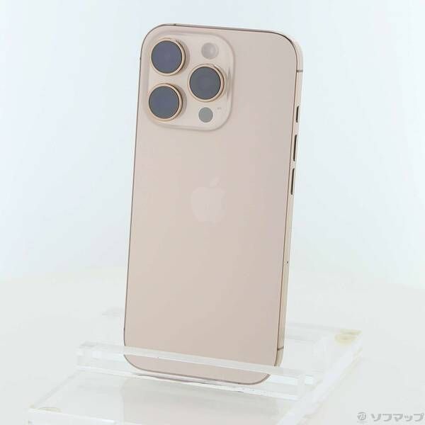 中古品〕 iPhone16 Pro 128GB デザートチタニウム MYMX3J／A SIMフリー