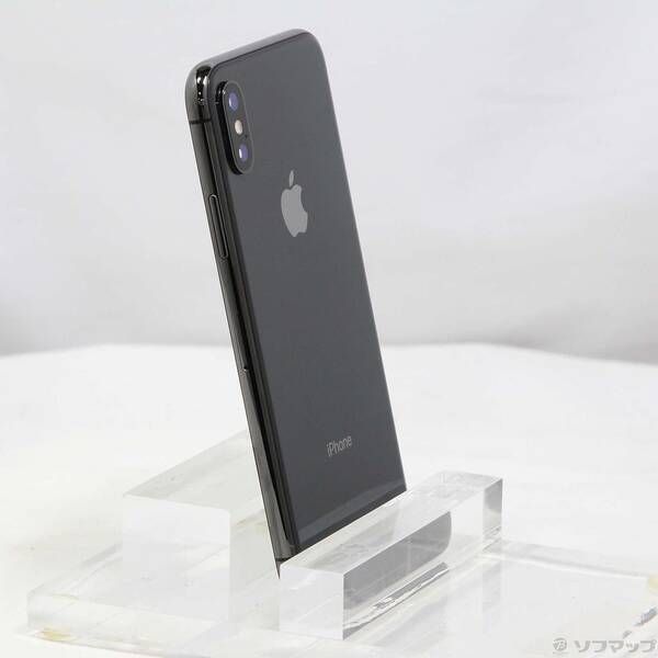 中古品〕 iPhoneX 256GB スペースグレイ MQC12J／A SoftBank【258