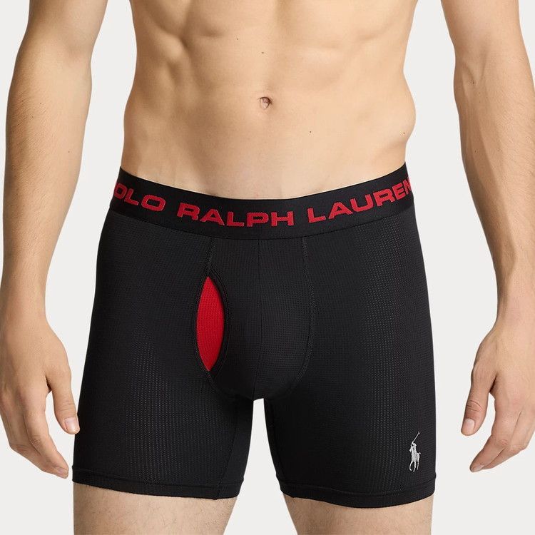 ポロラルフローレン PERFECT POUCH ボクサーブリーフ 3 PK ポロブラック