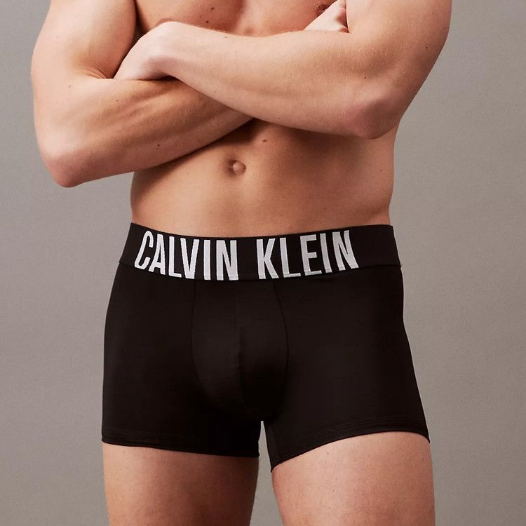 カルバンクライン INTENSE POWER MICRO ローライズボクサーパンツ 3 PK ブラック タービュランス バーミリオンブラウン