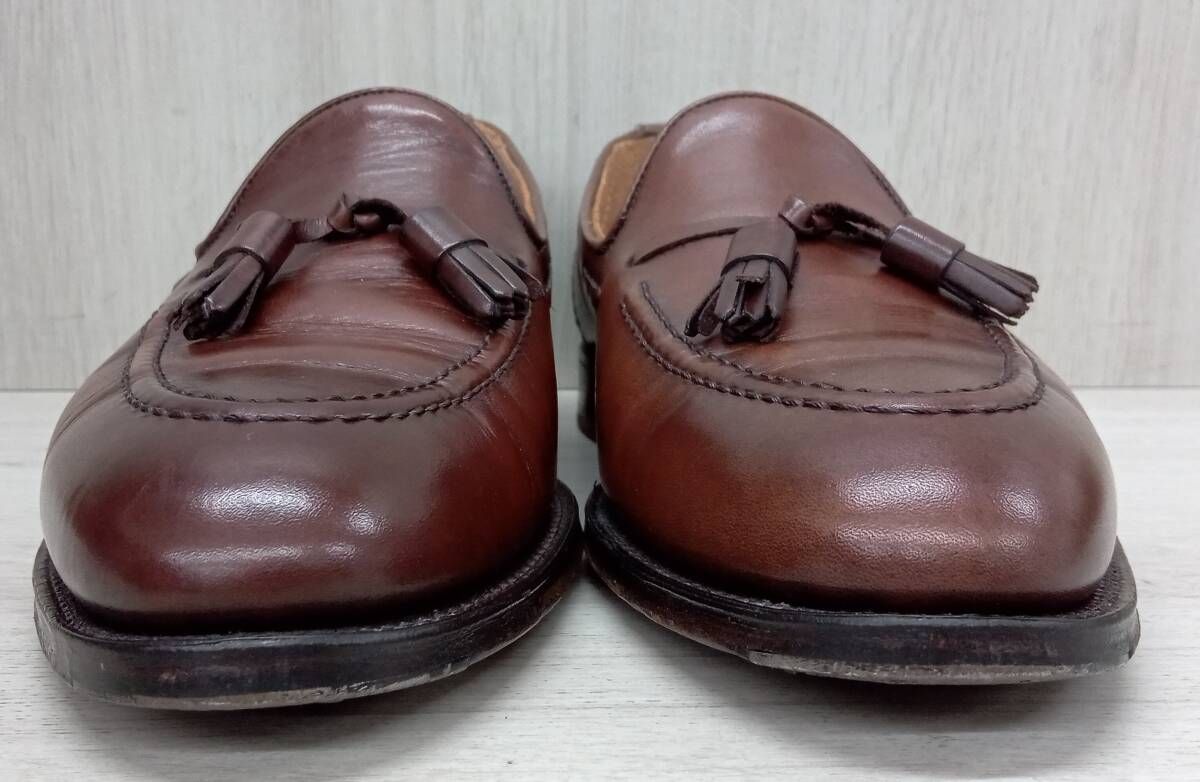 JOSEPH CHEANEY ジョセフ チーニー ドレスシューズ タッセルローファー ブラウン サイズ7 1 2