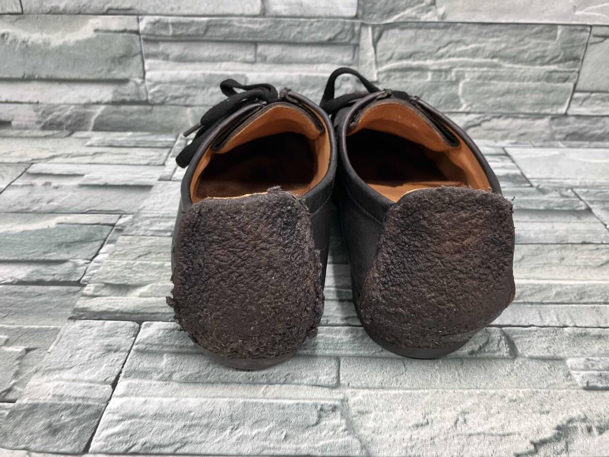 clarks ワラビーブーツ デザートブーツ オールレザー BLK 黒 26 クラークス