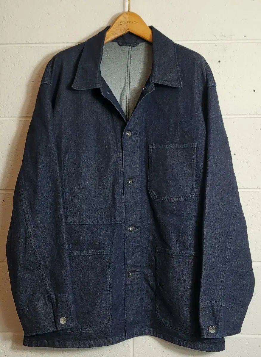 未使用新品 UNIQLO (日本版) オーバーサイズ デニム チョアジャケット (デニムジャケット) 出品