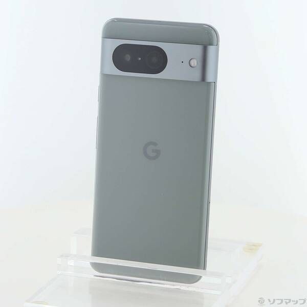 中古品〕 Google Pixel 8 128GB ヘーゼル GA048 au SIMフリー【297