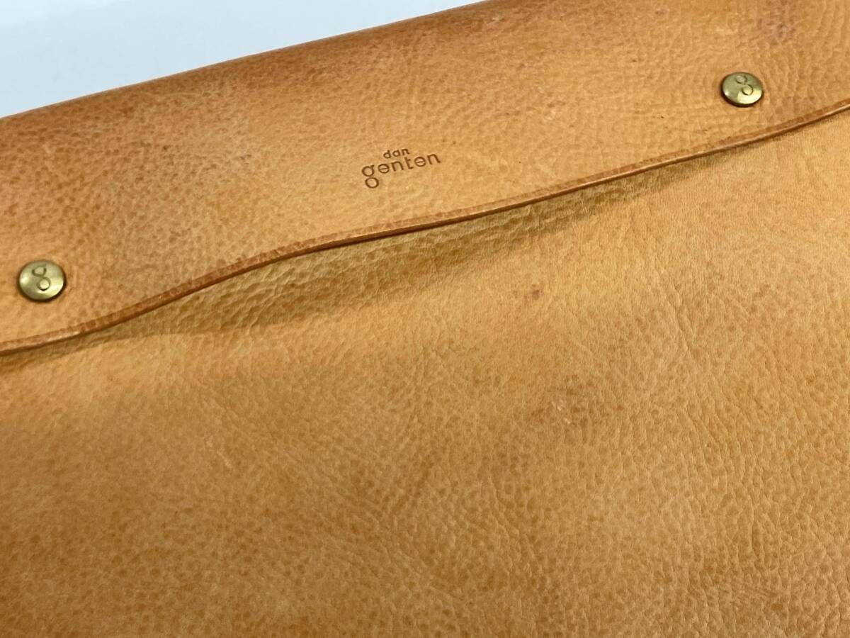  genten セカンドバッグ ゲンテン スナップボタン レザーA 4 その他 バッグ