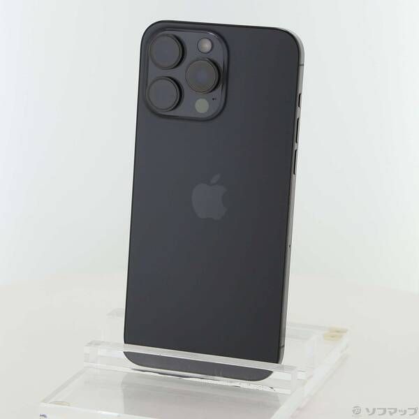 〔 品〕 iPhone 15 Pro Max 256 GB ブラックチタニウム MU 6 P 3 J A SIMフリー 377