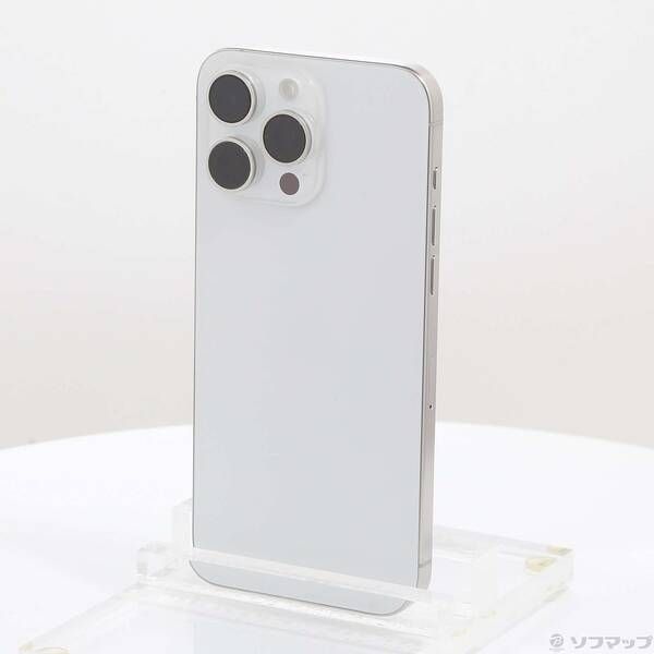 〔 品〕 iPhone 15 Pro Max 256 GB ホワイトチタニウム MU 6 Q 3 J A SIMフリー 276
