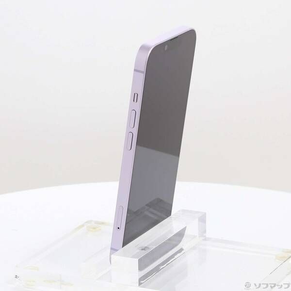 〔 品〕 iPhone 14 256 GB パープル MPW 93 J A SIMフリー 297