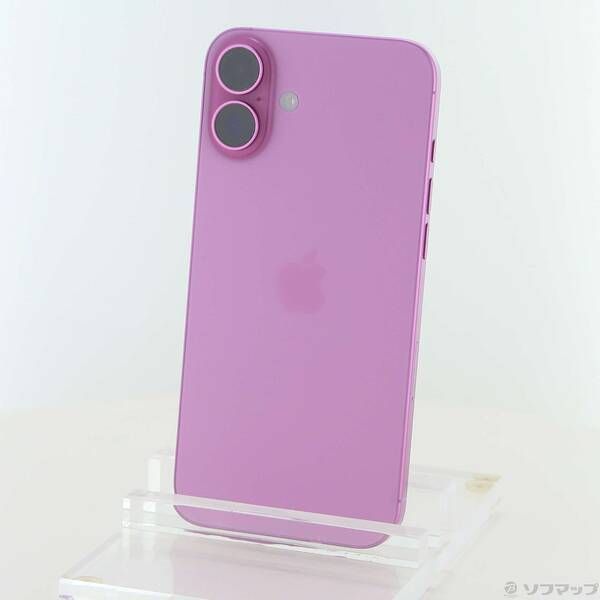 〔 品〕 iPhone 16 Plus 256 GB ピンク MXVJ 3 J A SIMフリー 262