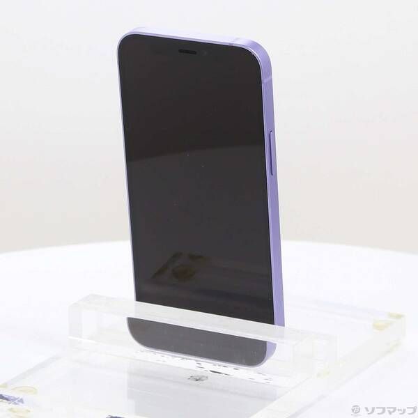 中古品〕 iPhone12 mini 64GB パープル MJQC3J／A SIMフリー【258