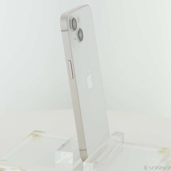 〔 品〕 iPhone 13 128 GB スターライト MLND 3 J A SIMフリー 258 USB-C充電器 スマホおすすめ