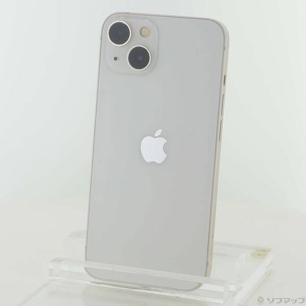 〔 品〕 iPhone 13 128 GB スターライト MLND 3 J A SIMフリー 258