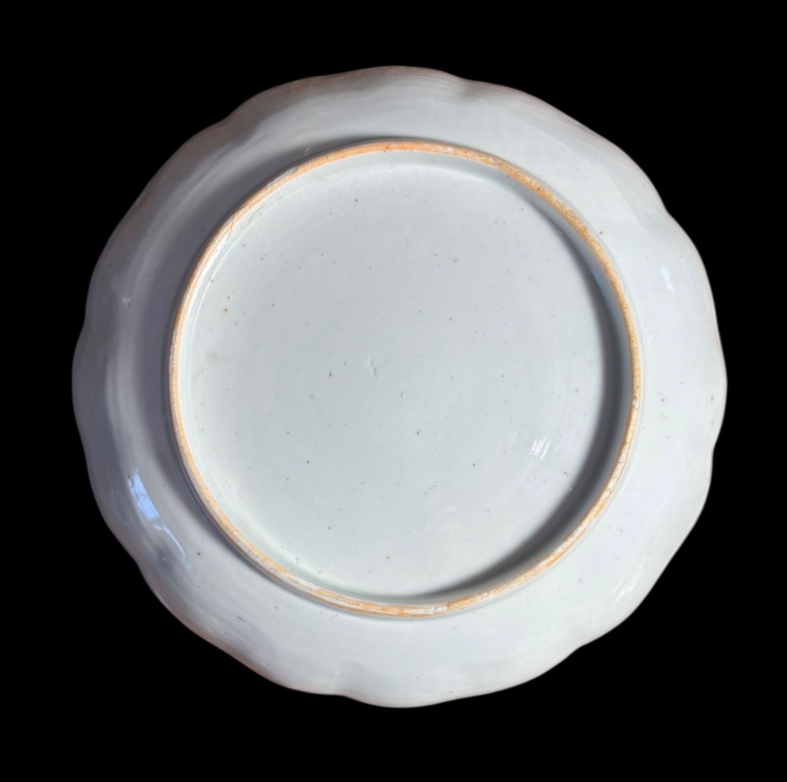 2客セット】 古伊万里 染付 柳 牡丹 色絵 丸皿 取り皿 飾り皿 和食器