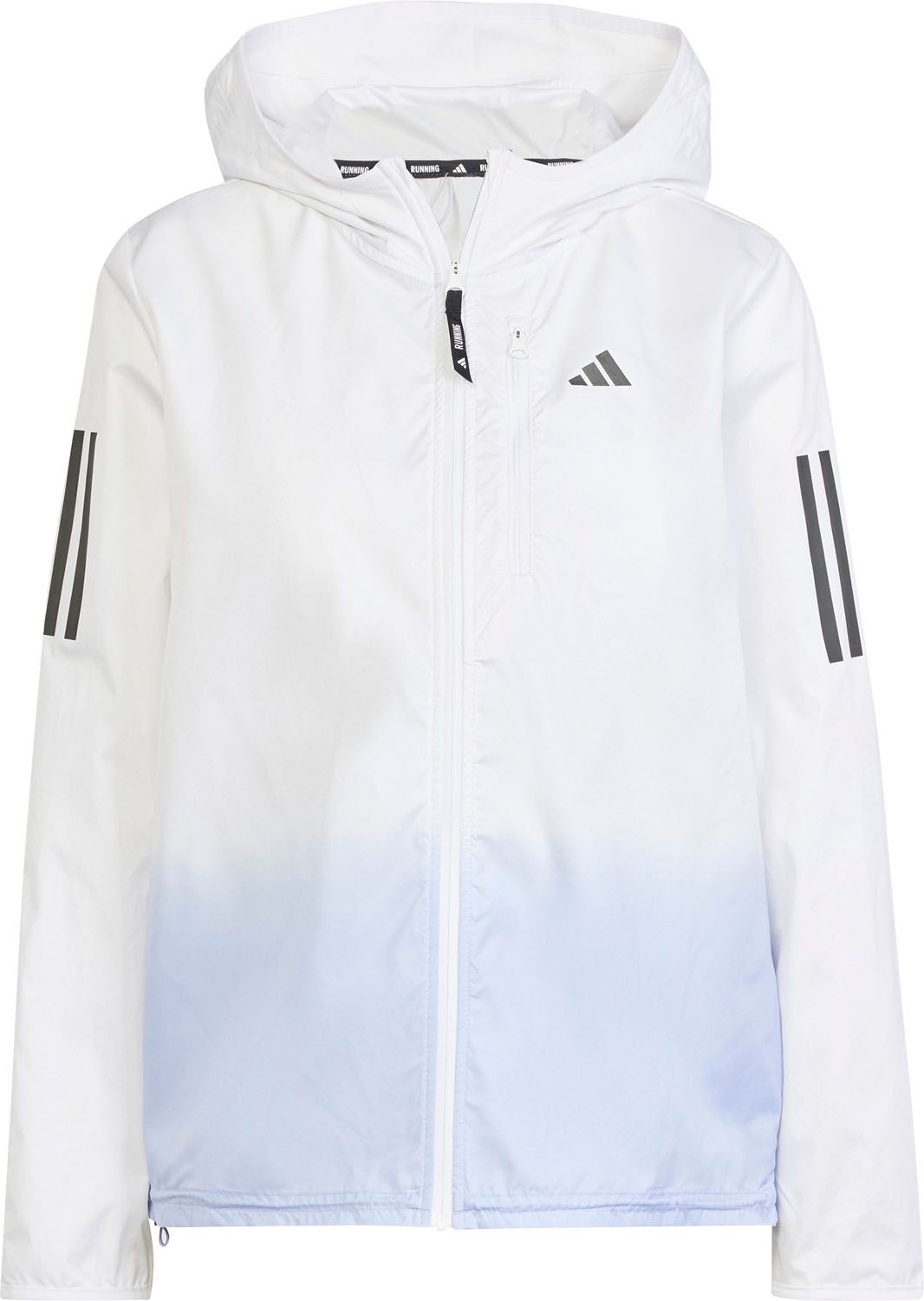 アディダス adidas オウン ザ ラン カラーブロック ジャケット  KVL32 JC9895 ホワイト/バイオレッ