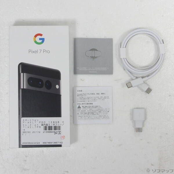 中古品〕 Google Pixel 7 Pro 128GB オブシディアン GFE4J SIMフリー