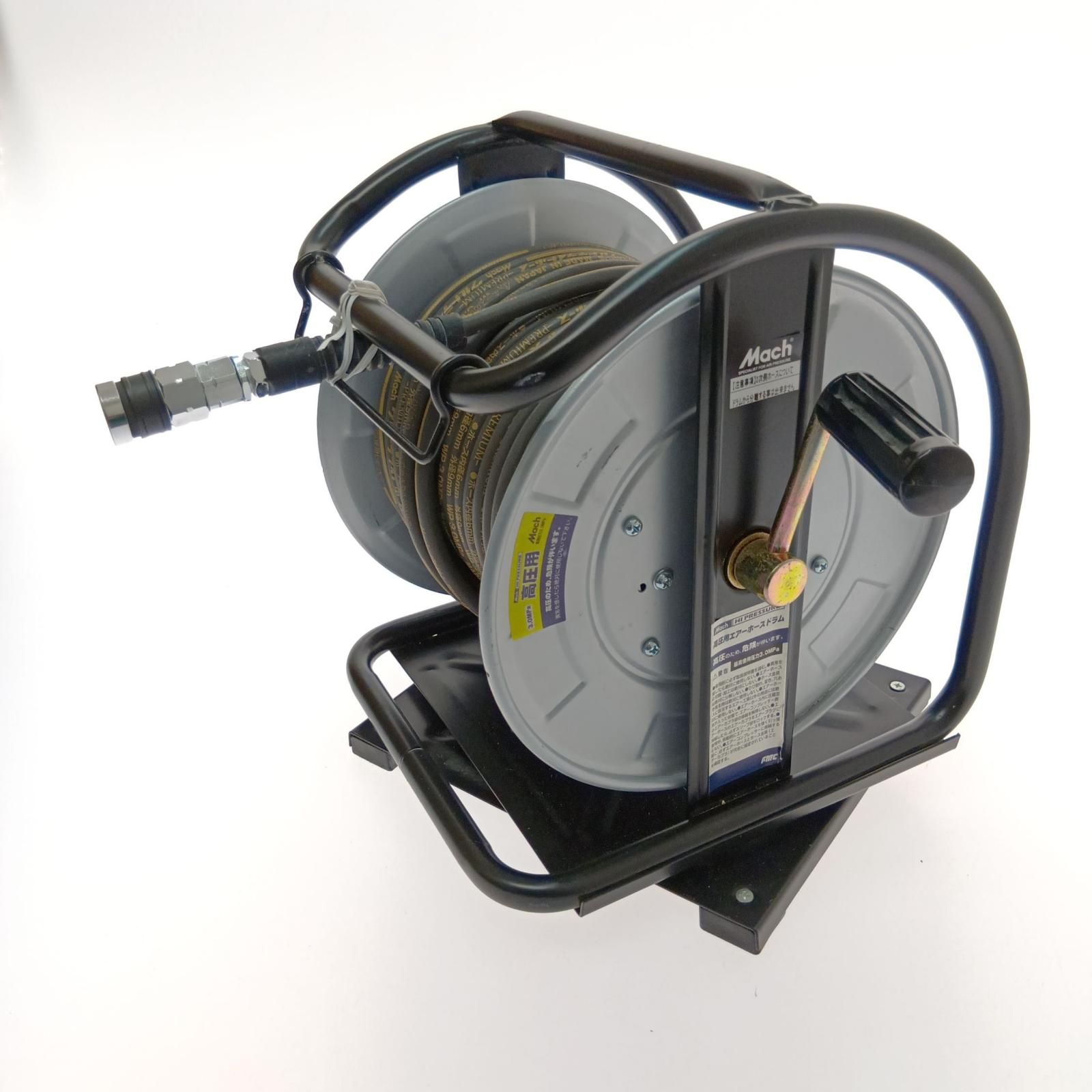Mach 高圧用エアーホースドラム