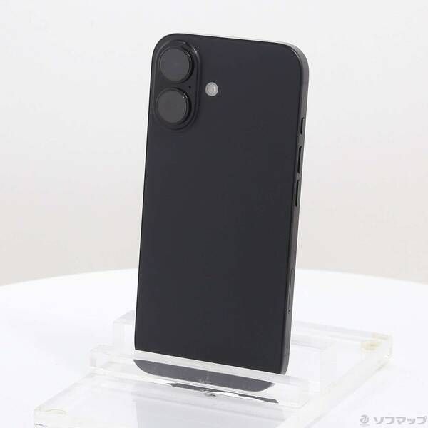 〔 品〕 iPhone 16 256 GB ブラック MYDW 3 J A SIMフリー 377