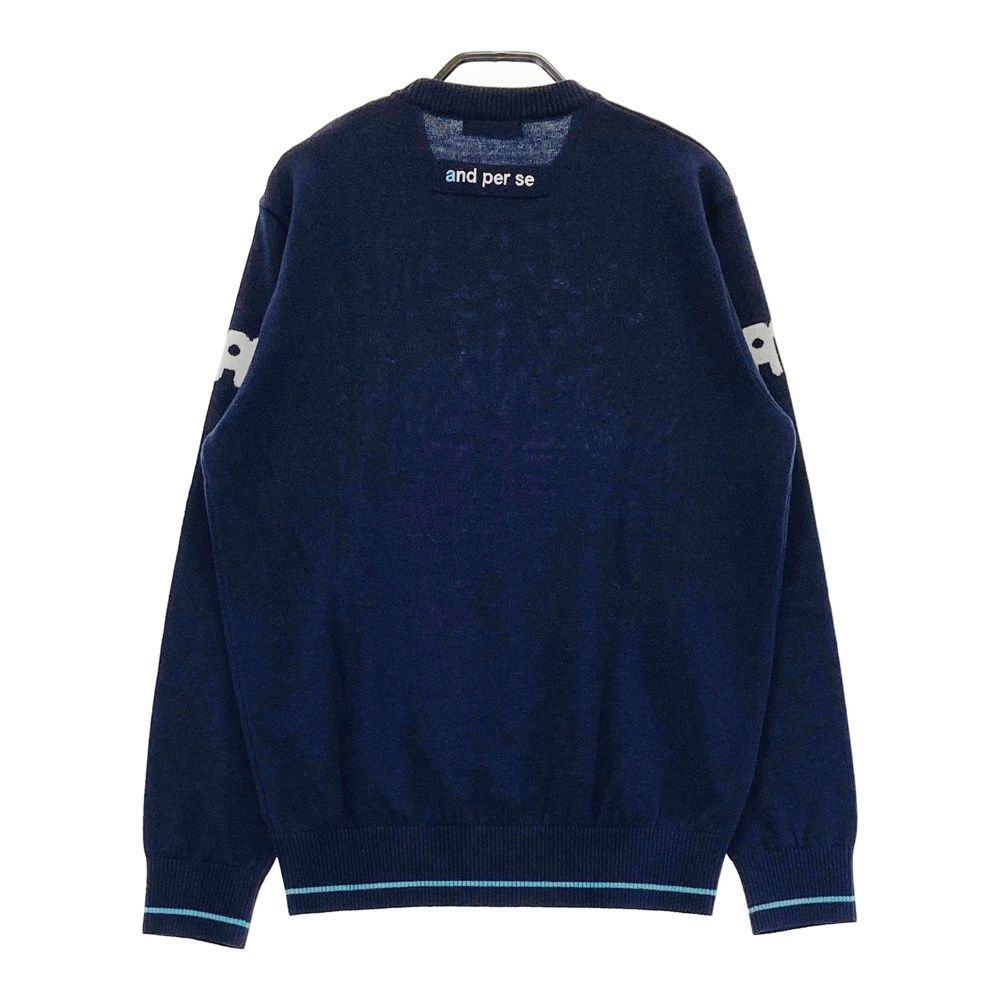 新品 and per se&GOLFニット プルオーバー 定価3万24年モデル 新品 and per se&GOLFニット プルオーバー 定価3万24年モデル