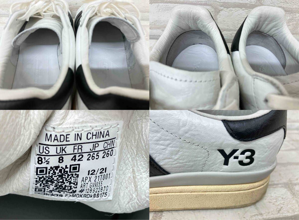 Y-3 HICHO GV9055 ワイスリー スニーカー レザー ホワイト ブラック