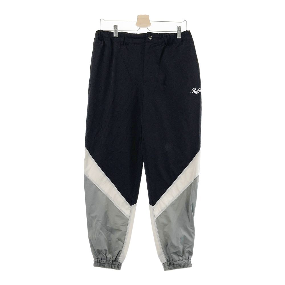 サイズ：L RUFFLOG ラフロッグ ロゴ刺繍 ナイロンストレッチロング